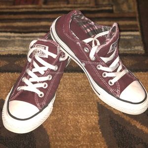Burgundy Converse